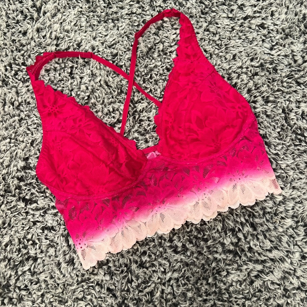 No boundaries M pink ombré bralette